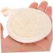 Minkissy 3pcs Cleaning Wipes & Exfoliating Loofah Pads - Soft Facial Scrubber for Face & Hand Held Use - Cotton Linen Beige - Buy Online on GoSupps.com