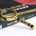 Magnifying Glasses Vision aids Super Clear Reading Magnifying Glass 50MM Handheld Reading Glasses Golden 10 Times Stationery Office Supplies 1PCS Journey - Buy Online on GoSupps.com