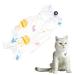 Clrybo Katzenbody After op anti-trim cat professional recovery suit dog cat clothing after castration alternative surgical recreational suit for belly wounds or skin diseases style: ocean m