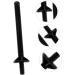 BESTYASH 30pi ces B tonnets De Cire Nasale Pour pilation Du Nez Sticks Pour pilation Sans Applicateurs De Cire Noir Pour Hommes Et Femmes - Buy Online on GoSupps.com