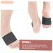 NOLITOY Copper Zap Breathable Guard Sleeves for Flat Foot Arch Support - 2 Pairs Sports Protector (8.7x6cm) - Black - Buy Online on GoSupps.com