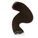 Ugeat Real Hair Microring Extensions - Dark Brown 50cm Micro Loop Hair Extensions (50g) - #2 - Buy Online on GoSupps.com