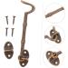 Alipis 1 Set Door and Window Buckle Vintage Window Hook Window Lock Hook Buckle Hook Door Latch Pure Copper 10.5X3.1X0.6CM Bronzed - Buy Online on GoSupps.com
