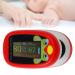TMISHION Pulse Oximeter Blood Oxygen Saturation Monitor Fingertip Clip Oximeter 6 Modes Auto USB Charging LED Blood Oxygen Monitor for Kids (red)