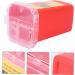 Angoily 5-Set Hairdressing Storage Containers - Automatic Trash Can for Shaving | Red Razor Case for Salons & Home Use - Buy Online on GoSupps.com