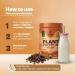 100% Natural Vegan Plant Protein Powder - Easy Digest Filter Coffee 25g Protein Gluten Free Dairy Free No Added Sugar Soy Free Non-GMO - 7 Servings (284g - Buy Online on GoSupps.com