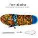 Senthmetic Natural Cork Insoles - Graffiti Style, High Arch Support Orthotics for Flat Feet, Pronation, and Foot Pain Relief - Free Tailoring Included - Buy Online on GoSupps.com