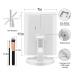 Trifold Makeup Vanity Mirror with Lights and Makeup Brush Set - White | [Your Brand Name] - Buy Online on GoSupps.com