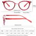Yuluki Blue Light Blocking Reading Glasses for Women - 5 Pack Stylish Anti-Glare Computer Glasses Spring Hinge 1.75x Magnification - Buy Online on GoSupps.com