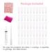 50pcs 10ml Lip Gloss Tubes - Empty Cosmetic Containers for Lip Balm with Free Syringe and Labels - Buy Online on GoSupps.com