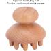 Jonlaki Wood Mushroom Massager - Portable Manual Massage Device for Head Waist Stomach & Thighs | Boost Blood Circulation & Clear Meridians | International Shipping Available - Buy Online on GoSupps.com