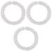 Fomiyes ring single -handed clamp 3 pieces acupressure rings Hand wrist massage bracelet f Rider the circulation activate the circulation acupuncture points bracelet for women m Dchen silver arm loop rings