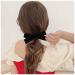 Yheakne Velvet Bow Hair Clip Black Satin Hair Barrette Hair Bow Headpieces Winter Bow French Barrette Headwear Hair Accessories for Women and Girls Gifts (Short black)