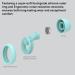 Jayine Reusable Soft Silicone Earplugs for Sleeping | SNR 30dB Hearing Protection for Snoring Work & Travel | XS/M/L - Tblau - Buy Online on GoSupps.com