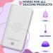 Ecoblossom Menstrual Cup Sterilizer - 2-Minute Automatic UV Cleaner for Small & Large Period Cups - Buy Online on GoSupps.com