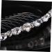 FRCOLOR Wedding Diamond Comb 1 Pc Hair Comb Crystal Headband Bridesmaid Hair Accessories Exquisite Headwear Crystal Side Carpal Tunnel Wrist Brace Pearl Rhinestones Hairpin Rhinestone - Buy Online on GoSupps.com
