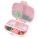 Sibba 1 piece of pills organizer box medication case pocket holder container for travel 7 days 3 times medication storage weekly donor individual specialist covers (pink) 8 grids (pink)