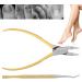 Cuticle Trimmer Nipper Toe Nail Clipper Pedicure Remover Tools for Ingrown Toenail Curved Arc shaped Edge Of Eagle Beak Can More Deeply Trim Nail Groove Without Dead Corners(Tyrant Gold) - Buy Online on GoSupps.com