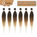 36 Inch Pre-Stretched Braiding Hair 6 Packs - Professional Yaki Texture Ombre Extensions, Hot Water Setting, Soft Synthetic Crochet Hair (1B/27#/30#/613) - Pack of 6 - Buy Online on GoSupps.com