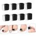 4 Pairs Toe Separator & Stretcher Bunion Cover for Women & Men | Comfortable Elastic Black Straightener | 2.5x1.9cm - Buy Online on GoSupps.com