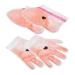 Housoutil 2 Pairs Wax Gloves Foot Spa Pe Bag