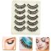 Ipetboom 10 Pairs Diamond False Eyelashes Exaggerated Eyelashes Cosplay Eyelash Realistic Eyelash Gems Eyelash Women Eyelash Long Fake Lash Performance Eyelash Artificial Lashes False Lash - Buy Online on GoSupps.com