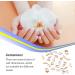 dijiusidy 50 Pieces Glass Crystal Set Eye-catching Personalized Nail Art Rhinestones DIY Handcraft Manicure Accessories for Card Making Type 1 - Buy Online on GoSupps.com