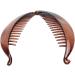 zalati Banana Hair Clips Vintage Fish Shape Round Edges Clips Grip Slide ong Clamp for Hair Styling Tie - Buy Online on GoSupps.com