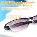 LUFF 4Pcs Anti-Blue Ray Reading Glasses - Ultralight Portable Readers 0.0X | Stylish Eye Protection | International Shipping - Buy Online on GoSupps.com