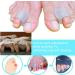 Mcvcoyh 8 Pack Toe Spacers and Separators Gel Hallux Valgus Big Toe Bunion Corrector Silicone Toe Separators for Overlapping Toe Bunion Correct and Pain Relief Gel Toe Spacer Ring - Buy Online on GoSupps.com