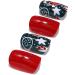 Brishow Christmas Snow Press on Nails - Antler Short Red Fake Nails 24pcs - Buy Online on GoSupps.com