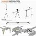 LimoStudio 47-inch DSLR Camera Slider Dolly Track | Carbon Fiber Rail System | High Precision Smooth Bearing Slide with Spirit Level | Photo Studio AGG1982 - Buy Online on GoSupps.com