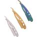 LDADGF Multi-Color Manual Men's Razor Set | Old-Fashioned Shaving Tool for Hair Face & Eyebrows - Silver One Size - Buy Online on GoSupps.com