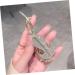 FOYTOKI Rhinestone Twist Clip Pipa Hair Barrette French Hair Pins for Thick Hair Womens Hair Barrettes Pipa Hair Clip Hair Bun Holder Hair Pins for Buns Decorative Hair Clips Hair Twist - Buy Online on GoSupps.com