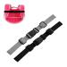 2 pieces of adjustable chest strap adjustable chest strap for backpack nylon with buckle backpack belt belt strap with quick lock Non -slip non -slip belt for jogging and hiking outside