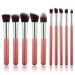 Milopon 10PC Makeup Brush Set - Foundation Eyeshadow Eyebrow & Facial Brushes for Women & Girls - Perfect for Flawless Makeup Application - Buy Online on GoSupps.com