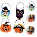 CAXUSD 4pcs Halloween Candy Bag Halloween Treat Buckets Halloween Treats Bags Cartoon Pirate Bag Felt Cloth - Buy Online on GoSupps.com