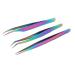 EVTSCan 3pcs Eyelash Extension Tweezers Set - Stainless Steel Corrosion Resistant Makeup Tools - Buy Online on GoSupps.com