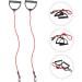 Buy 1 Pair Pull Rope Fitness Elastic Belt - Resistance Bands for Home Treadmill Workout | Red Latex Exercise Bands - Buy Online on GoSupps.com