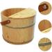 Bassin de bain de pieds en bois offrant des solutions portables permettant profiter bains pieds relaxants dans divers endroits. Bassin bain domestique en bois pais - Buy Online on GoSupps.com