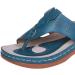 Women's Wedge Sandals - Comfortable Slip-On Platform for Bunion Correction | Summer Beach Travel - Buy Online on GoSupps.com