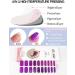 Kalolary Gel Nail Polish Strips - Full Nail Wraps Decal Sets with Nail File and Stick - Waterproof Semi Cured Nail Gel Art Sticker for Women Girls - UV/LED Lamp Required - Set of 7 - Buy Online on GoSupps.com