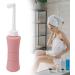 ZJchao Reusable Vaginal Shower - Manual Pressure Cleaning 500ml | Discharge-Proof Post-Birth Recovery Tool with Storage Bag - Pink - Buy Online on GoSupps.com