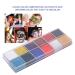 12 Colors Oil Paint Set for Face & Body - Ideal for Halloween Makeup & Special Effects - Buy Online on GoSupps.com