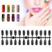 Anggrek Nail Color Display Card 240pcs - Nail Tips Polish Gel Color Palette for Nail Art & DIY Practice (Black) - Buy Online on GoSupps.com