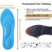 Men's 5D Sponge Arch Support Insoles (2 Pairs) for Plantar Fasciitis & Flat Feet - Size 7-12 - Buy Online on GoSupps.com