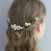 inSowni 26 Pack Gold Flower Pearl Wedding Hair Combs and Pins Set - Rhinestone Crystal Bridal Accessories for Women, Girls, Brides, Bridesmaids - Buy Online on GoSupps.com