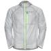 Odlo Men's Jacket Dual Dry Waterproof Running Jacket L odlo silver grey - lounge lizard