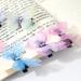 Colorful Chiffon Butterfly Hair Clips - Set of 20 | Non-Slip Organza Wings Ribbon Wrapped Alligator Barrettes for Women and Girls - Buy Online on GoSupps.com