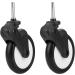 Voluxe Stroller Wheels - 360 Rotation Accessories for Kiddopotam Yoya Chbaby Yoyo | Front Wheel Pair (12) - Buy Online on GoSupps.com